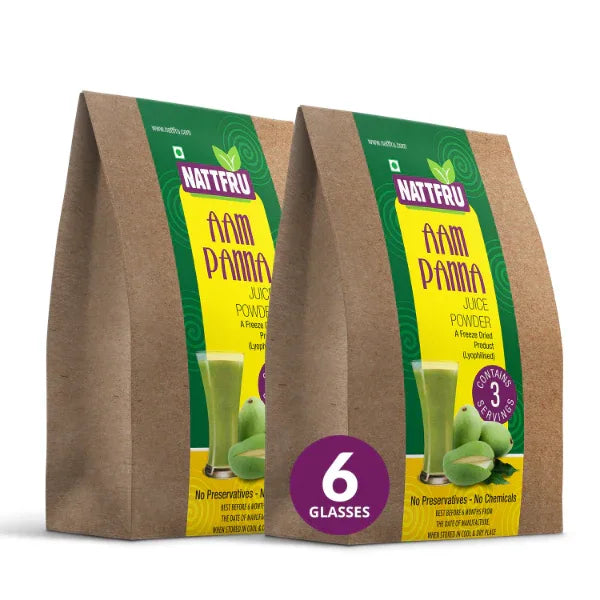 Nattfru : Nattfru Aam Panna Instant Drink Powder | Drink Anytime - Only 100% Fruit - Orgoshops