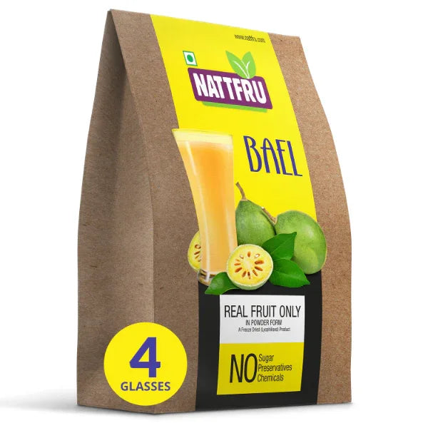 Nattfru : Bael Sugar Free Juice for Healthy Gut & Good Digestion|Only 100% Fruit - Orgoshops