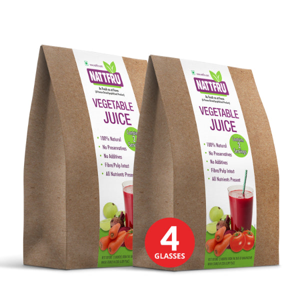Nattfru : Vegetable Juice | Immunity Booster | Only 100% Fruit