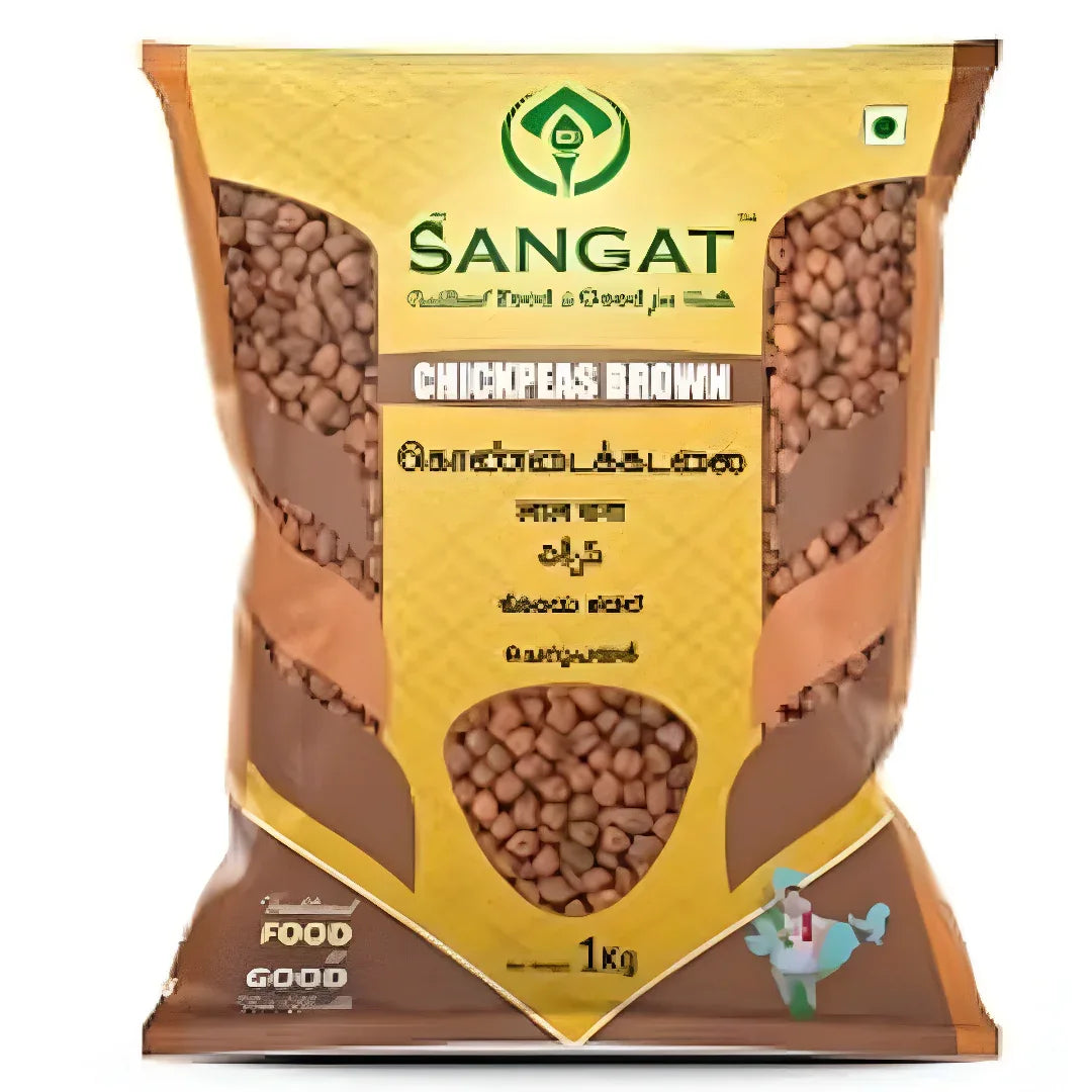 Sangat Chick Peas Brown - 1 Kg ( Pack Of 2 ) - Orgoshops
