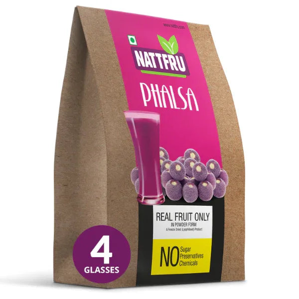 Nattfru : Sugar Free Phalsa Fruit Juice | Face Glow– Only 100% Fruit - Orgoshops