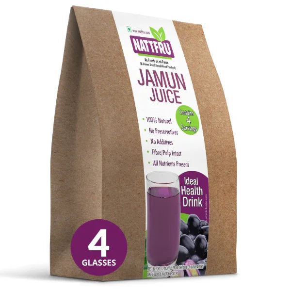 Nattfru : Jamun Fruit Juice | Diabetes Care & Control Blood Sugar - Only 100% Fruit - Orgoshops