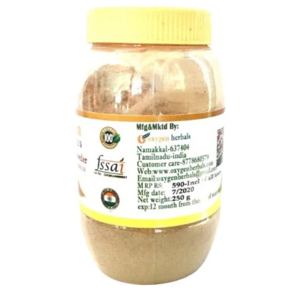 Oxygen Herbals Nannari Root Powder / Hemidesmus Indicul - 250 g - Orgoshops