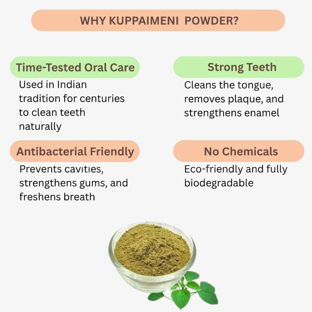 Oxygen Herbals Neotea Kuppaimeni / Acalypha Indica - 250 g - Orgoshops