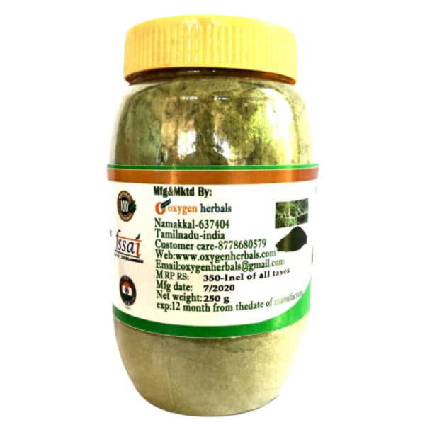 Oxygen Herbals Arugampul Bermuda Grass Powder / Cynodon Dactylon - 250 g