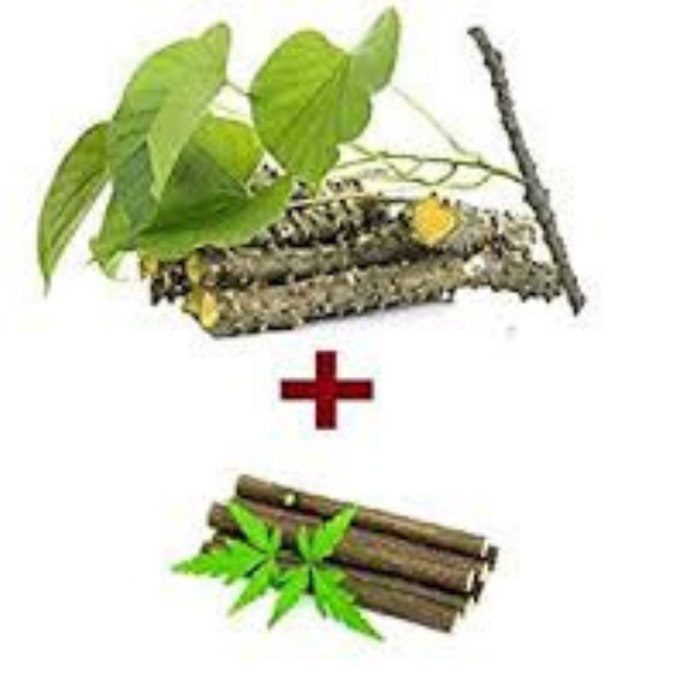 Oxygen Herbals Neem And Banyan Chewing Stick - 25+25