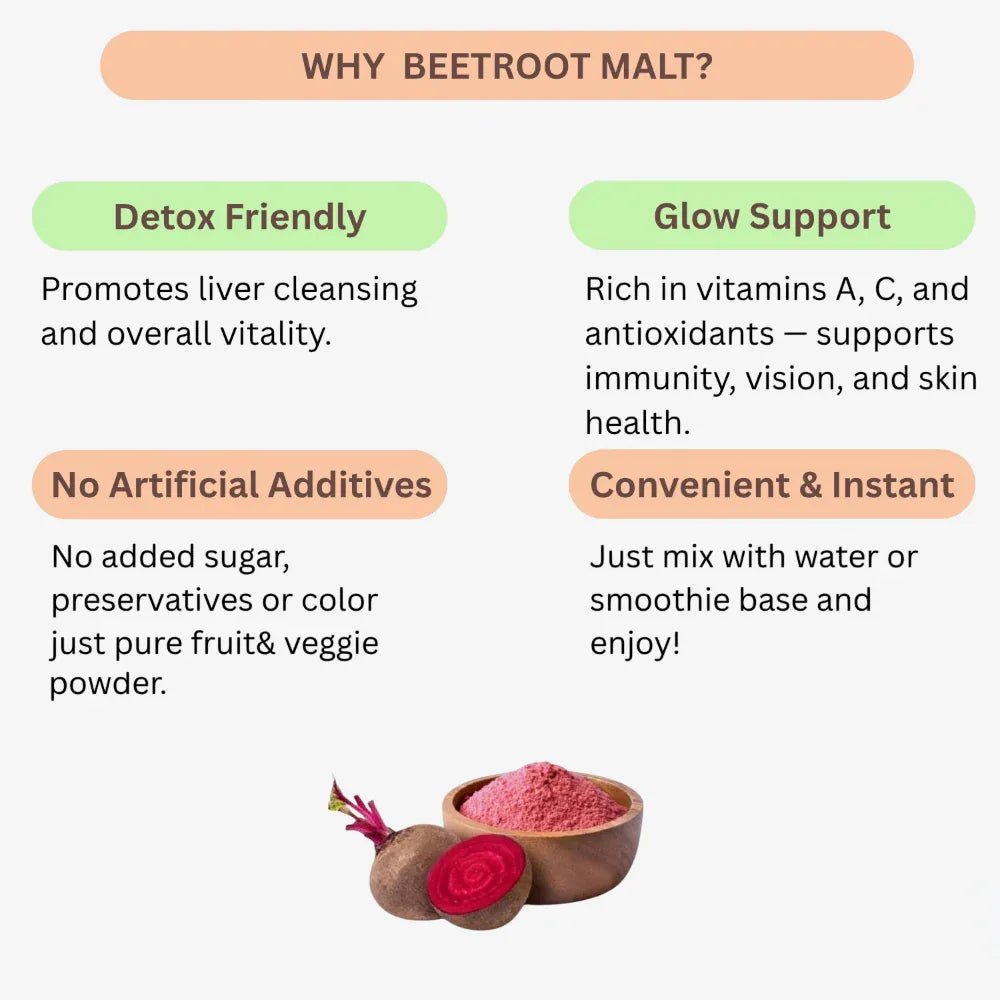 Suvai Beetroot Malt / Beetroot / Malt - 250 g - Orgoshops
