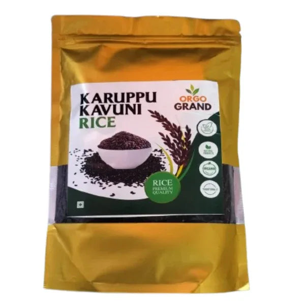 Karuppu Kavuni Rice | Black Rice | Pure Kavuni Arisi Orgo Grand - Orgoshops