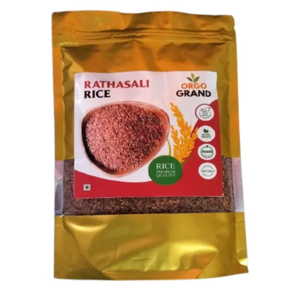 Rathasali Rice / Hand pounded Raw Red Rice Orgo Grand - Orgoshops