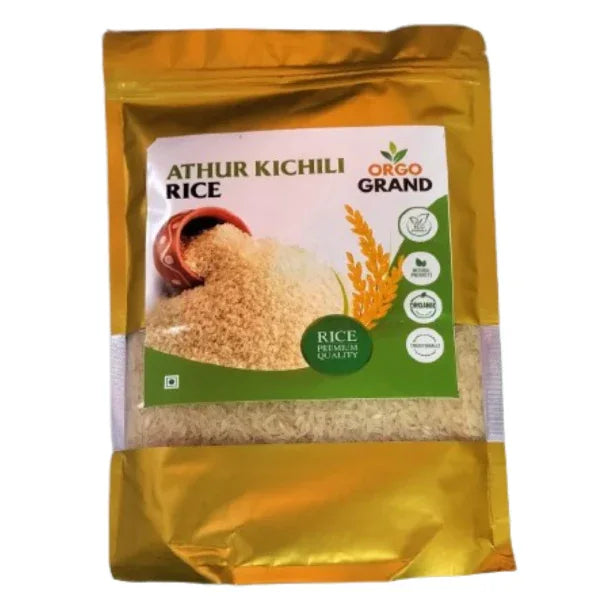 Pure Athur Kichili Samba Boiled Unpolished Rice Orgo Grand - Orgoshops