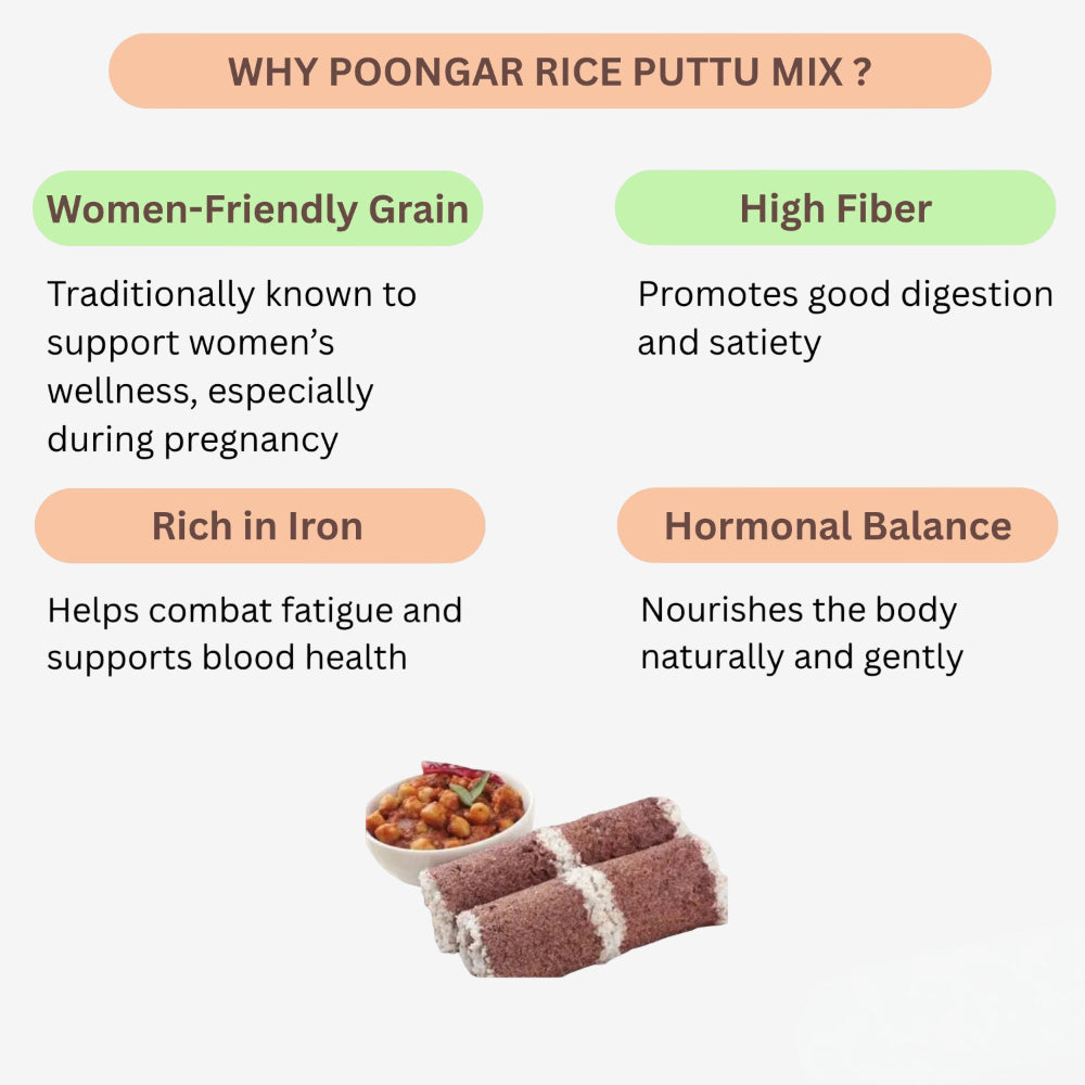 தன்யாஸ் பூங்கர் அரிசி புட்டு கலவை / பூங்கர் அறுசி புட்டு மாவு - 250 கிராம்*3