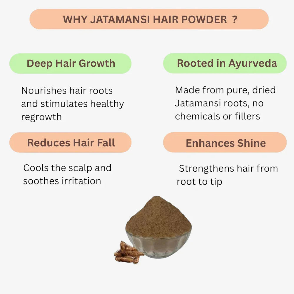 Oxygen Herbals Jatamansi Hair Powder - 250 g - Orgoshops
