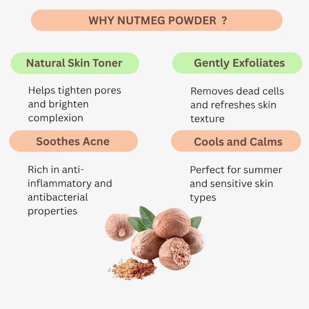 Oxygen Herbals Nutmeg Powder With Jaiphal and Jathikai ( 250 g ) - Orgoshops