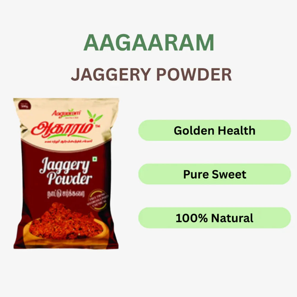Aagaaram Jaggery Powder - 1kg - Orgoshops