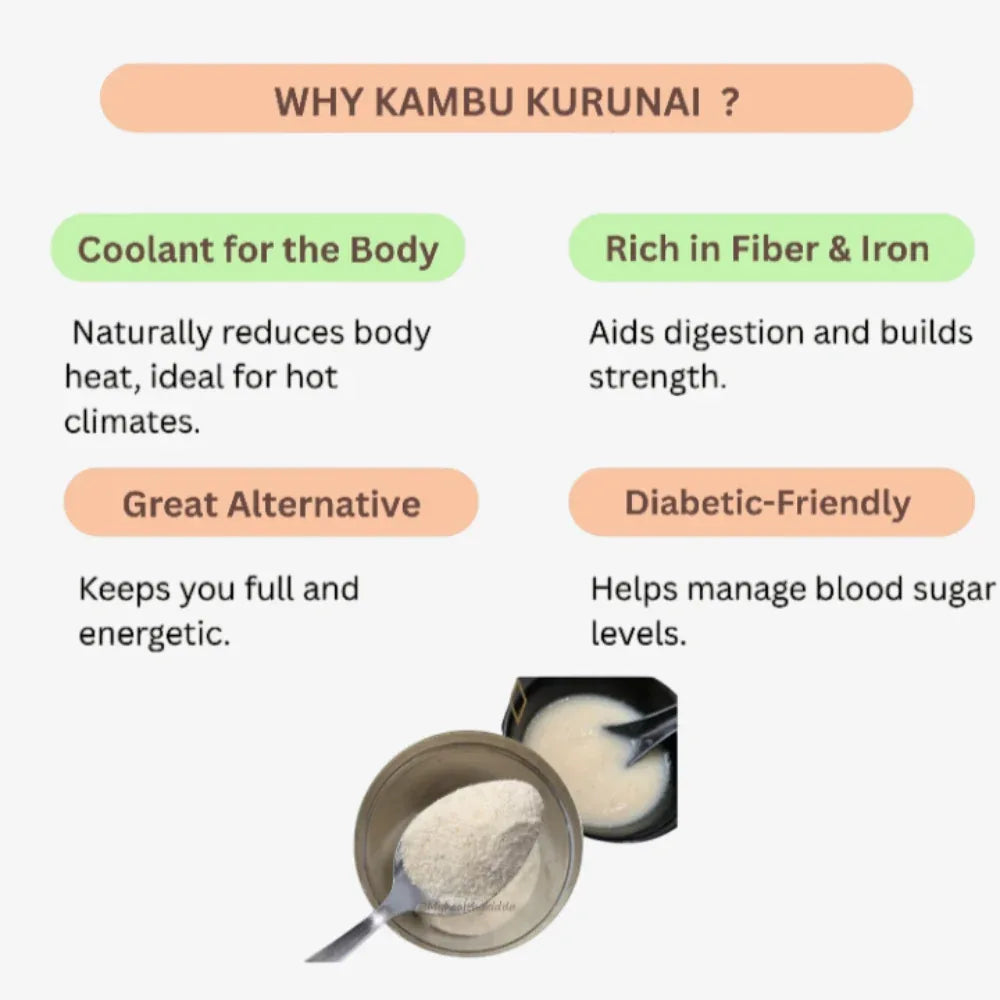 Aagaaram Kambu Kurunai - 100g ( Pack of 5 ) - Orgoshops