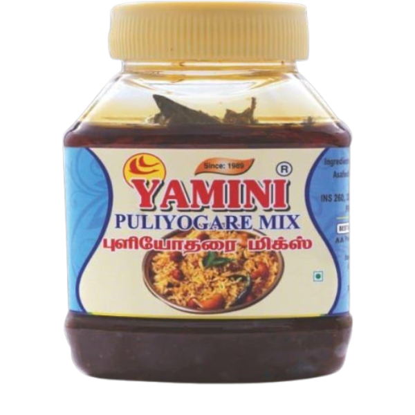 யாமினி ஃபுட்ஸ் புளியோதரை மிக்ஸ் / வத்தல் குழம்பு கலவை கலவை பேக் ஒவ்வொரு 500 கிராம்