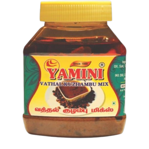 யாமினி ஃபுட்ஸ் புளியோதரை மிக்ஸ் / வத்தல் குழம்பு கலவை கலவை பேக் ஒவ்வொரு 500 கிராம்