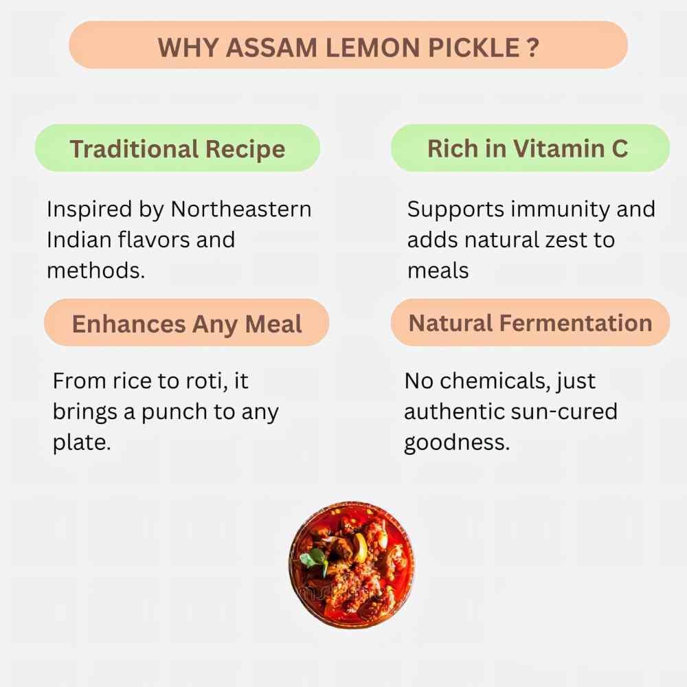 Elephant Country Assam Lemon Pickle - 200g - Orgoshops