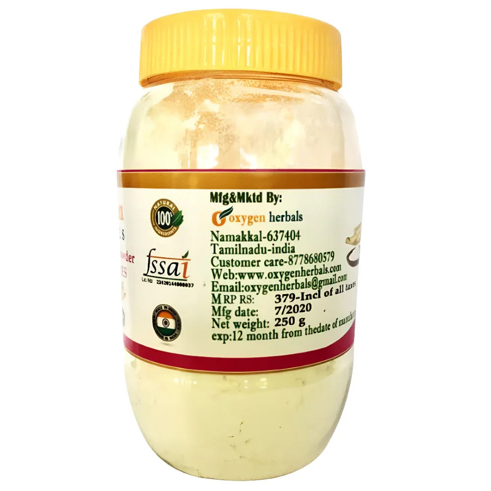 Oxygen Herbals Arrowroot Powder - 250 g - Orgoshops