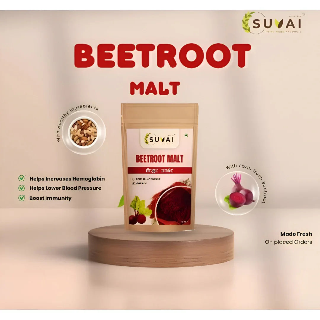 Suvai Beetroot Malt / Beetroot / Malt - 250 g - Orgoshops