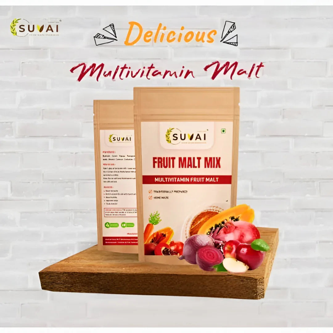 Suvai Multi Vitamin Fruit Malt Mix / Fruit Malt Mix / Malt - 250 g - Orgoshops