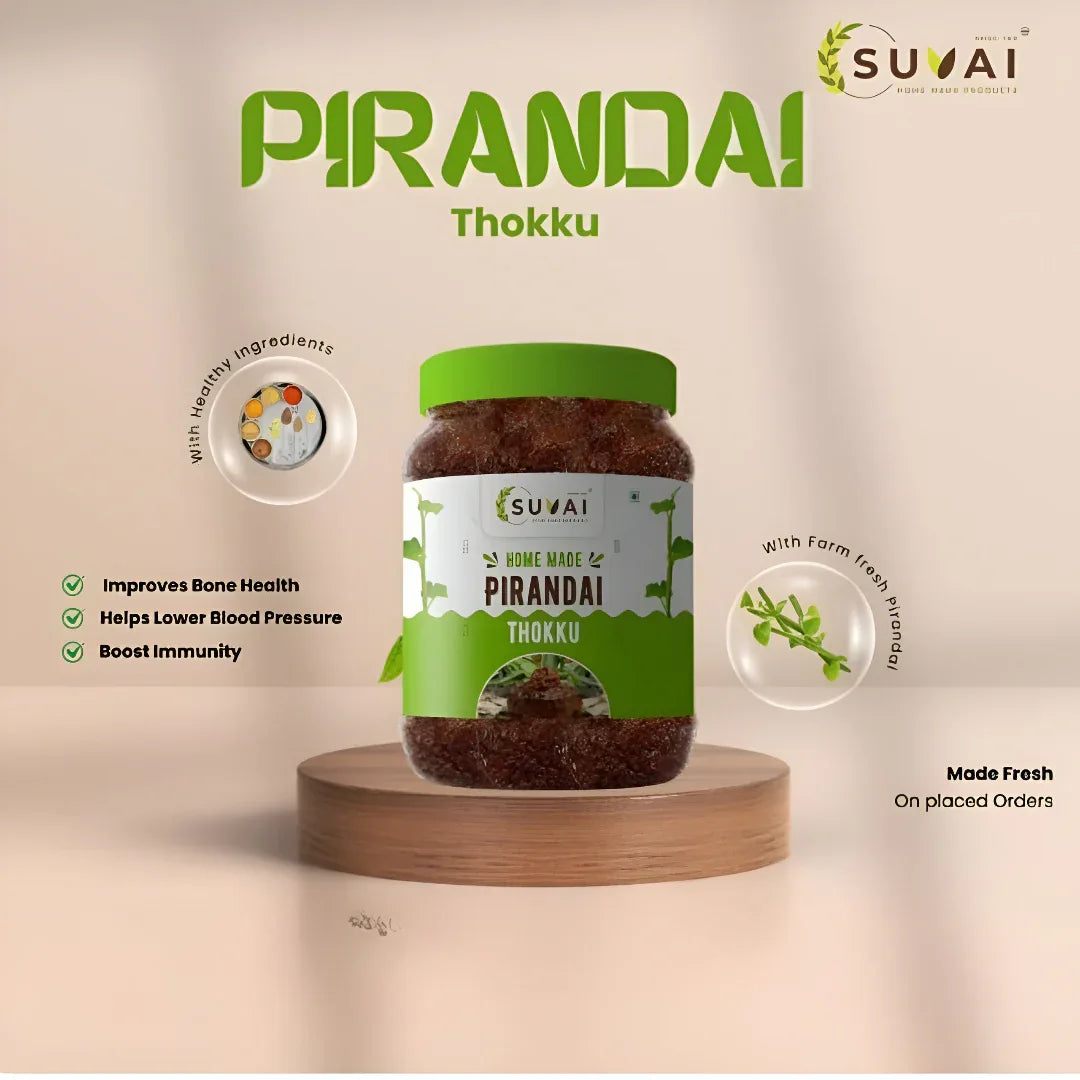 Suvai Homemade Pirandai Thookku / Pirandai / Thookku - 250g - Orgoshops