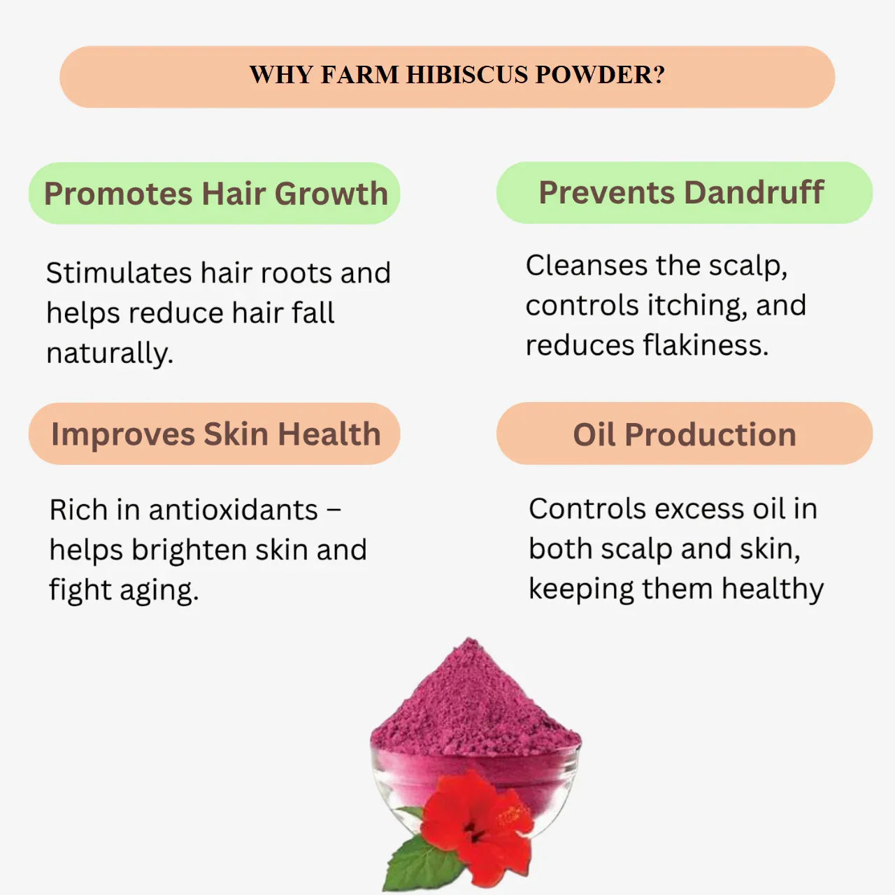 Nisarg Organic Farm Hibiscus Powder - Orgoshops