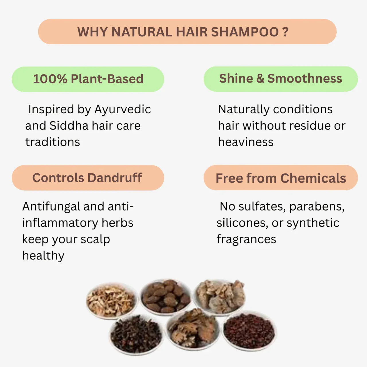 Nisarg Organic Farm Natural Hair Shampoo - Orgoshops