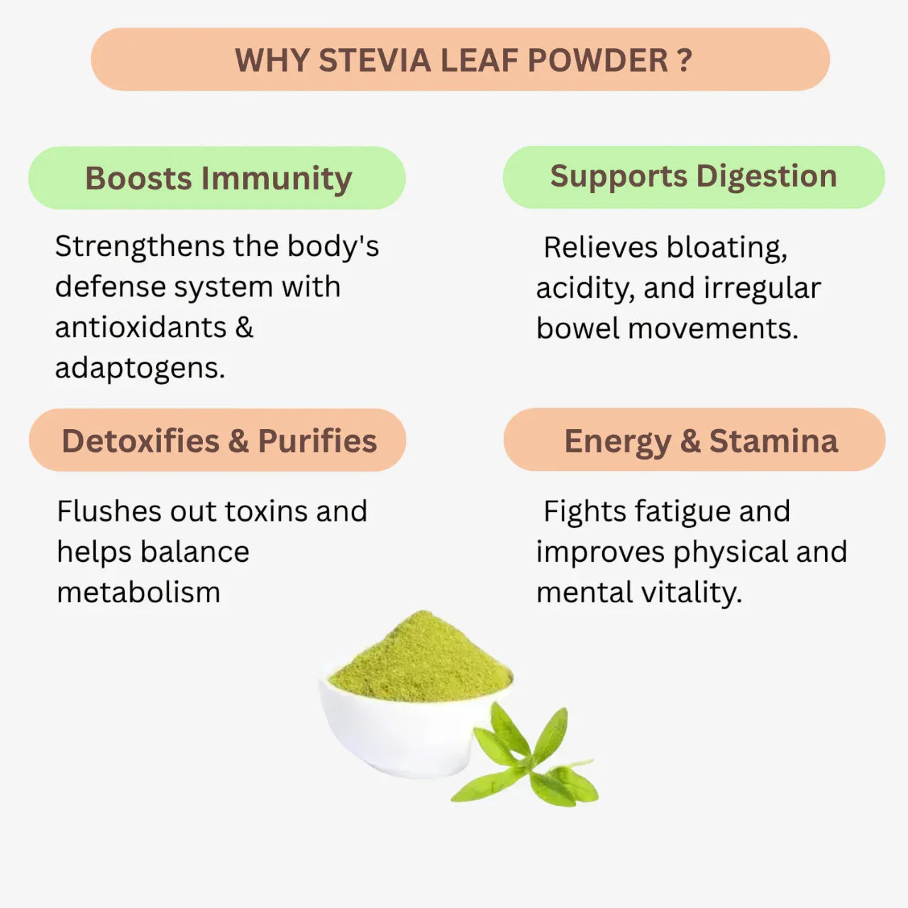 Nisarg Organic Farm Stevia Leaf Powder - Orgoshops