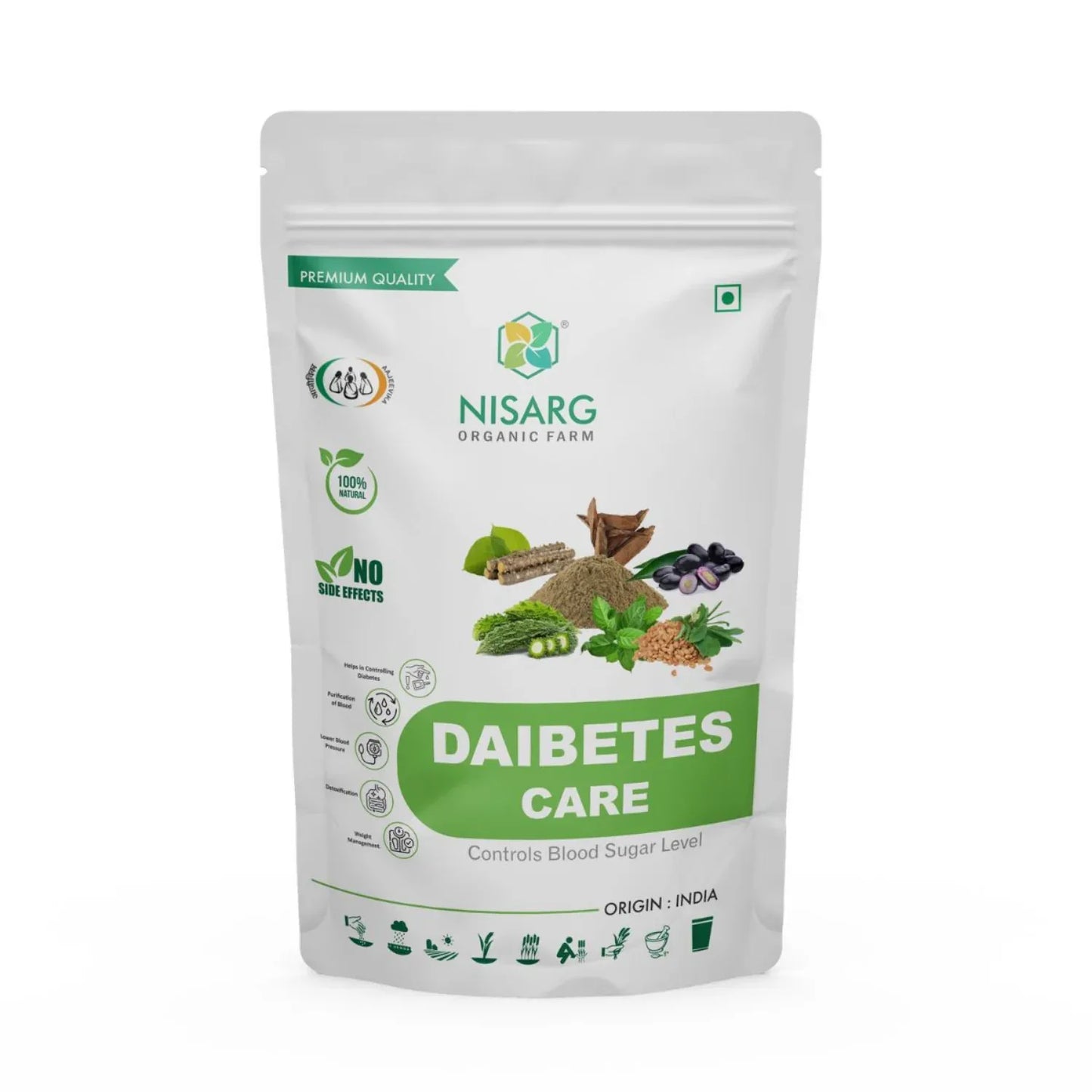 Nisarg Organic Farm Diabetes Care – Cantrols Blood Sugar Level - Orgoshops
