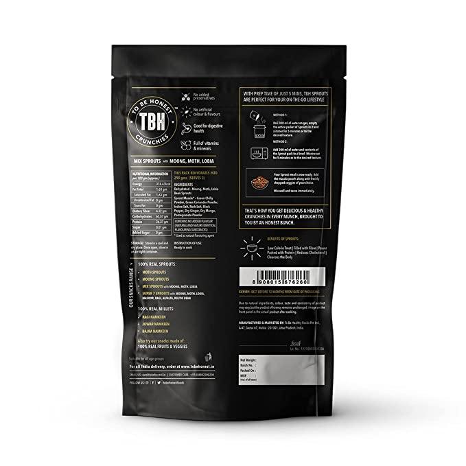 Mix Sprouts with Moth Lobia - Pack of 4 380g - Orgoshops