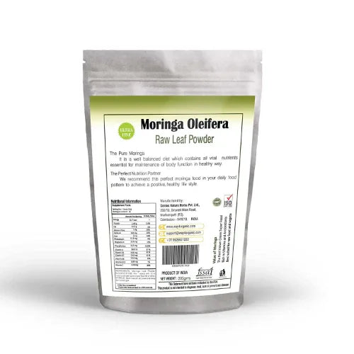 Way 4 Organic Organic Moringa Leaf Powder - 200gm - Orgoshops