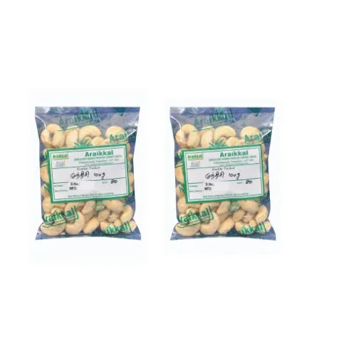 Araikkal : Cashewnut, Nuts, 100g ( Pack of 2 ) - Orgoshops