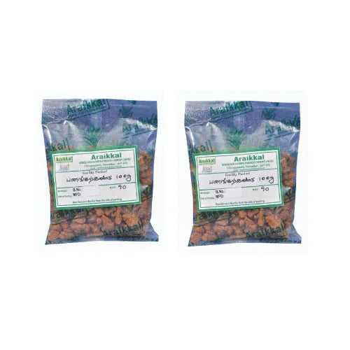 Araikkal : Panam Kalkandu / Kalkandu / Palm sugar 100g ( Pack of 2 ) - Orgoshops