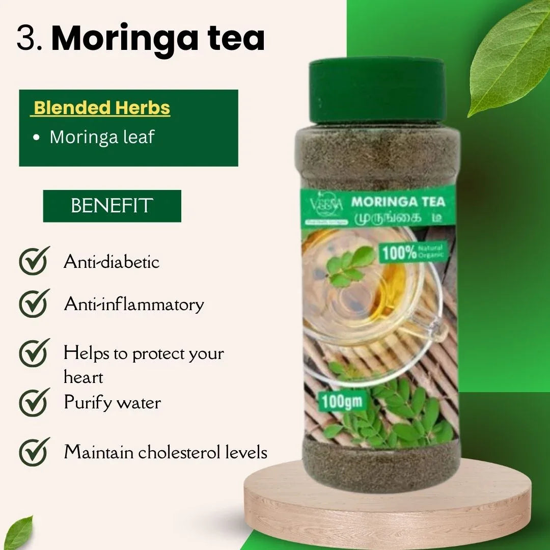 Veena Antioxidants Tea Collections 02 | Combos 5 Products box 430 grams - Orgoshops