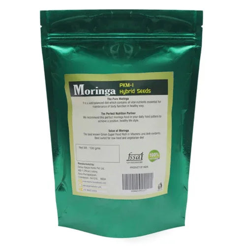 Genius Herbs Moringa hybrid Seeds - 100gm - Orgoshops