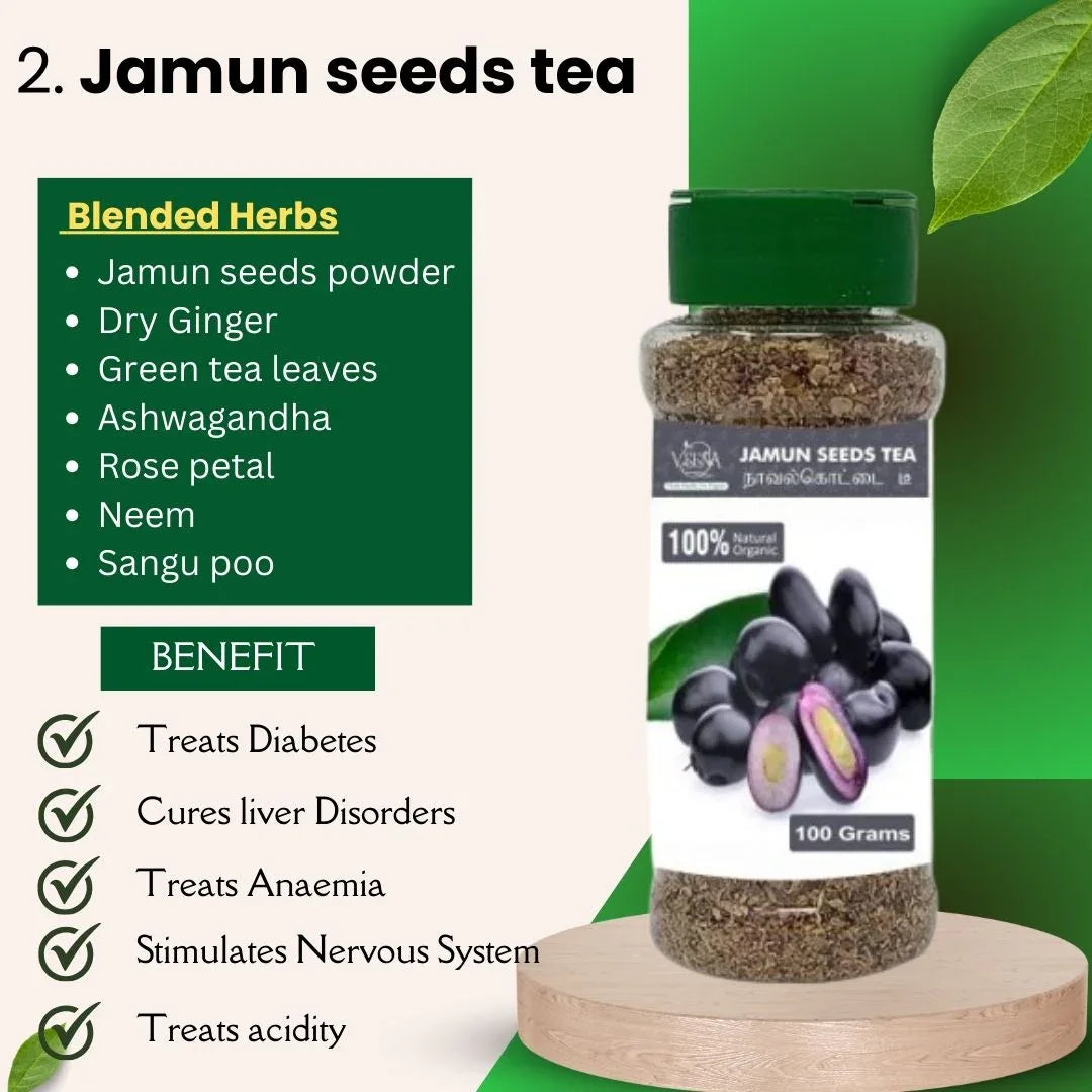 Veena Antioxidants Tea Collections 02 | Combos 5 Products box 430 grams - Orgoshops