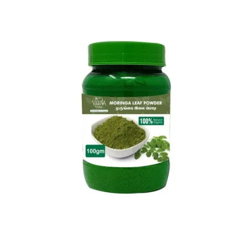 Veena : Products Moringa Leaf Powder - 100g ( pack of 2 ) - Orgoshops