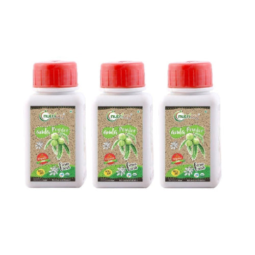 நியூட்ரியார்க் சான்றளிக்கப்பட்ட ஆர்கானிக் ஆம்லா தூள் - 100 கிராம் (பேக் 3)