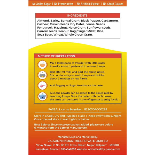 Healthy Panda : Multigrain Dry Fruit Malt