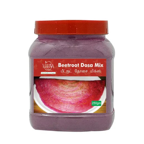 Veena Beetroot Dosa Mix Powder - 250g - Orgoshops