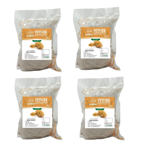 Veena Vetiver Water Pack 4Nos. - ( Pack of 4 )
