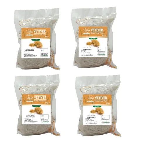 Veena Vetiver Water Pack 4Nos. - ( Pack of 4 ) - Orgoshops