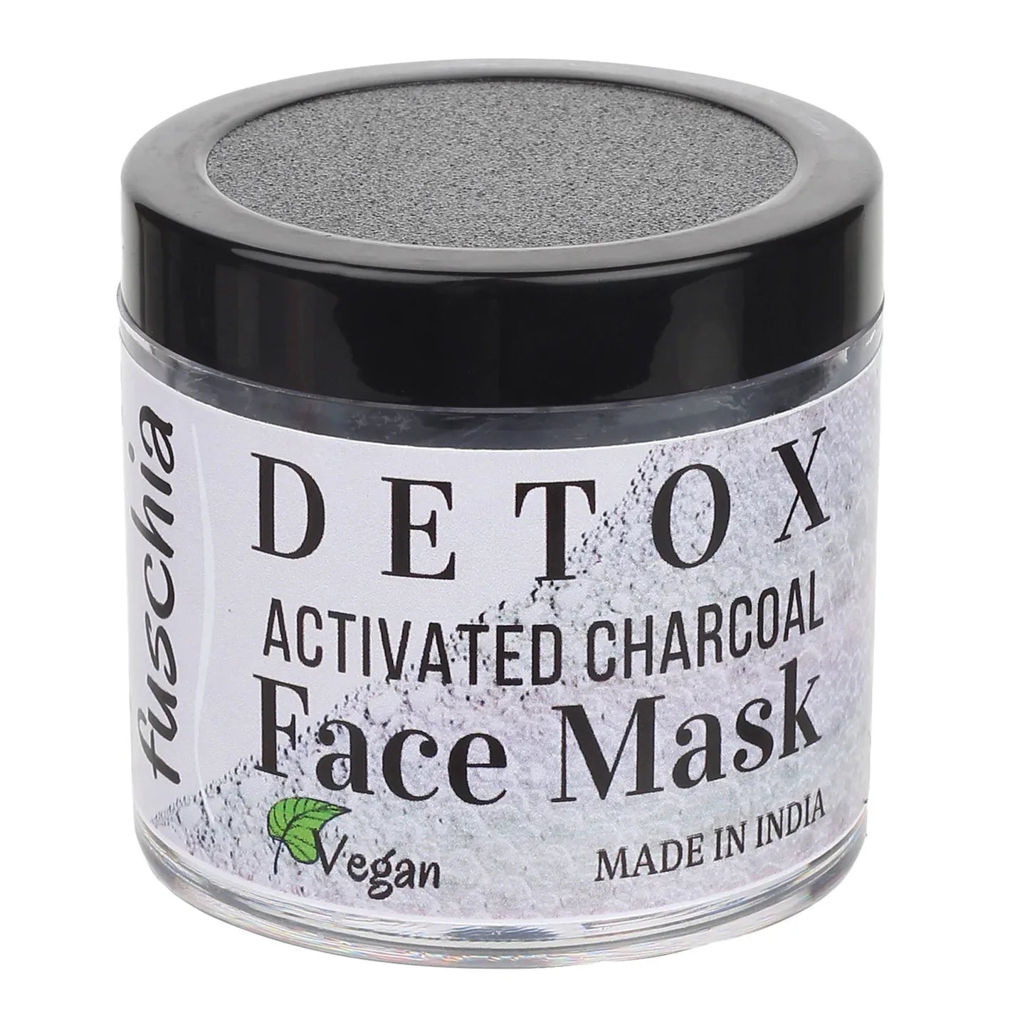 Fuschia Detox Face Mask - Activated Charcoal - 100gm - Orgoshops