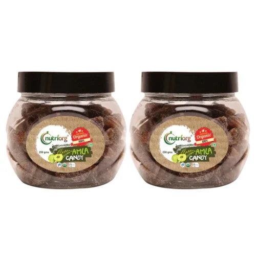 Nutriorgo Certified Organic Amla Candy - 250g ( Pack of 2 ) - Orgoshops