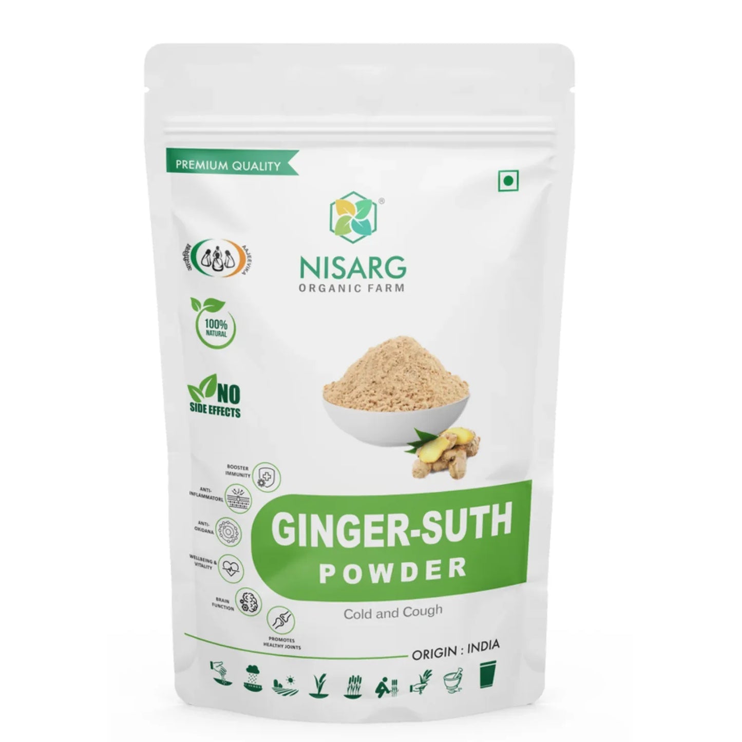 Nisarg Organic Farm Ginger Powder - Orgoshops