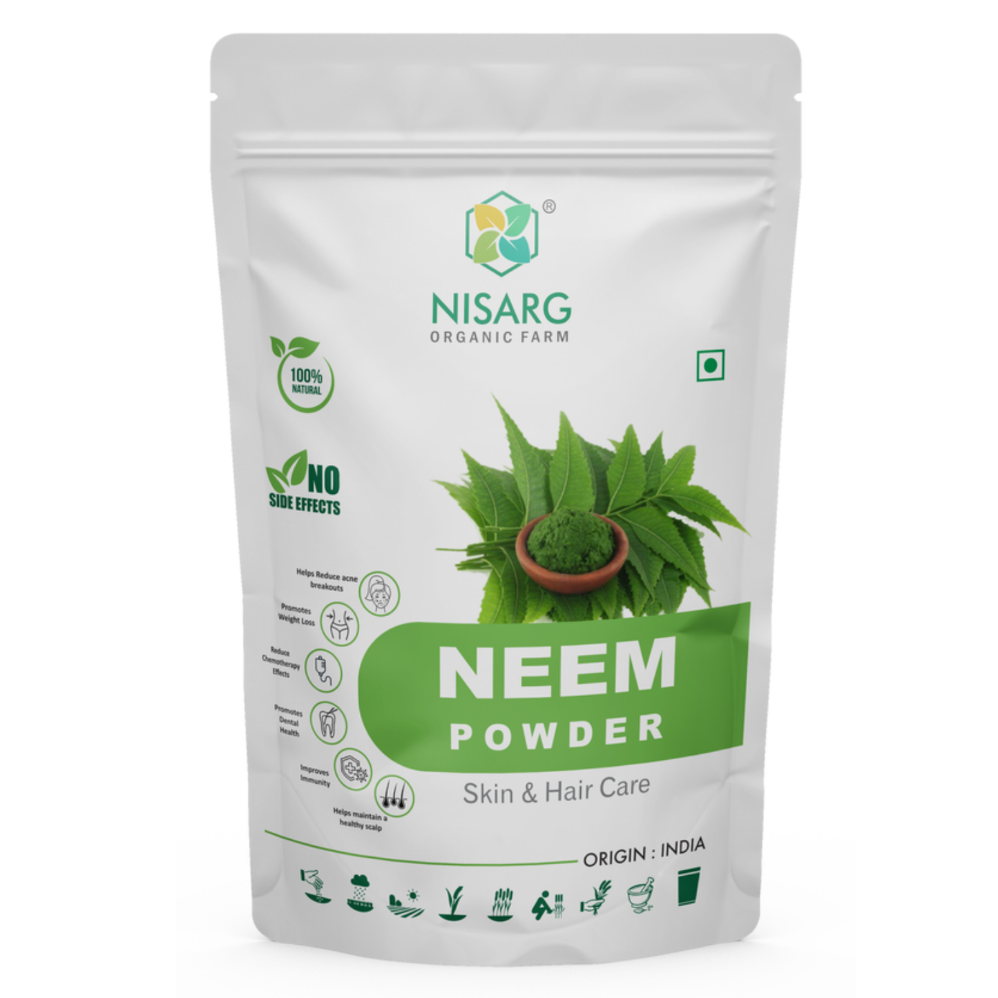 Nisarg Organic Neem Leaf Powder
