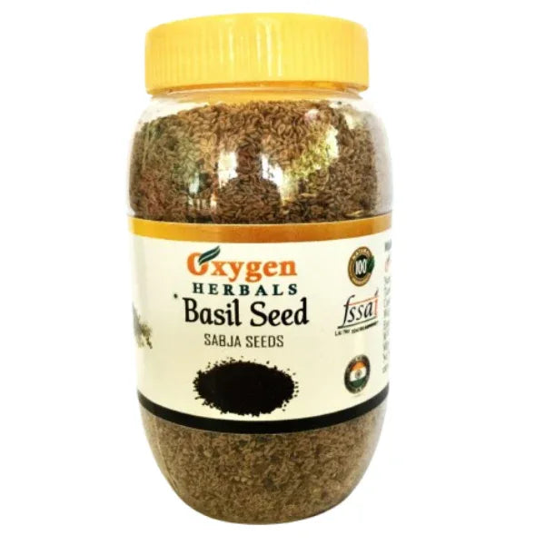 Oxygen Herbals Basil Seeds / Sabja Seed - 250 g - Orgoshops