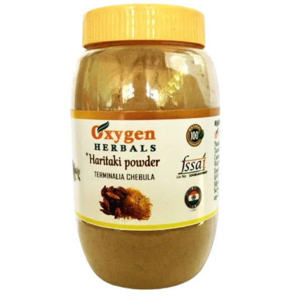 Oxygen Herbals Haritaki Terminalia Chebula Powder - 250 g - Orgoshops