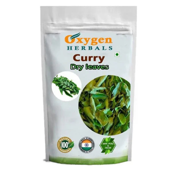Oxygen Herbals Curry Leaves / Karuveppillai Dried Leaves Granules - 130 g - Orgoshops